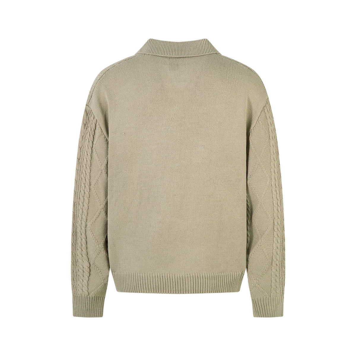 Knitted sweater jacquard sweater