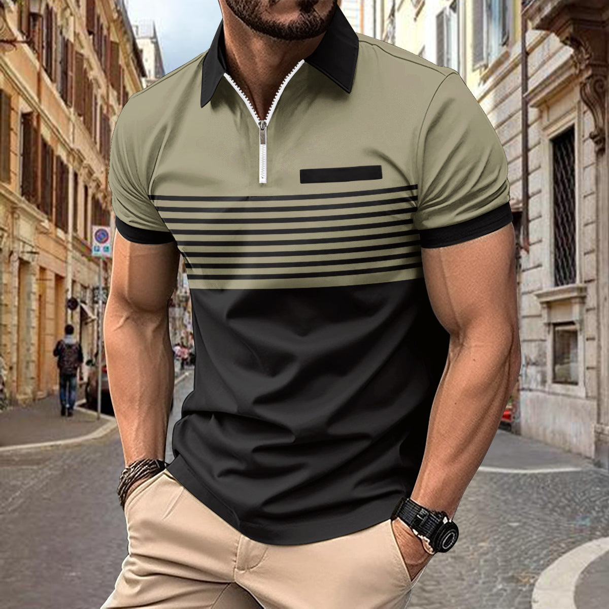 Le Polo Rayé
