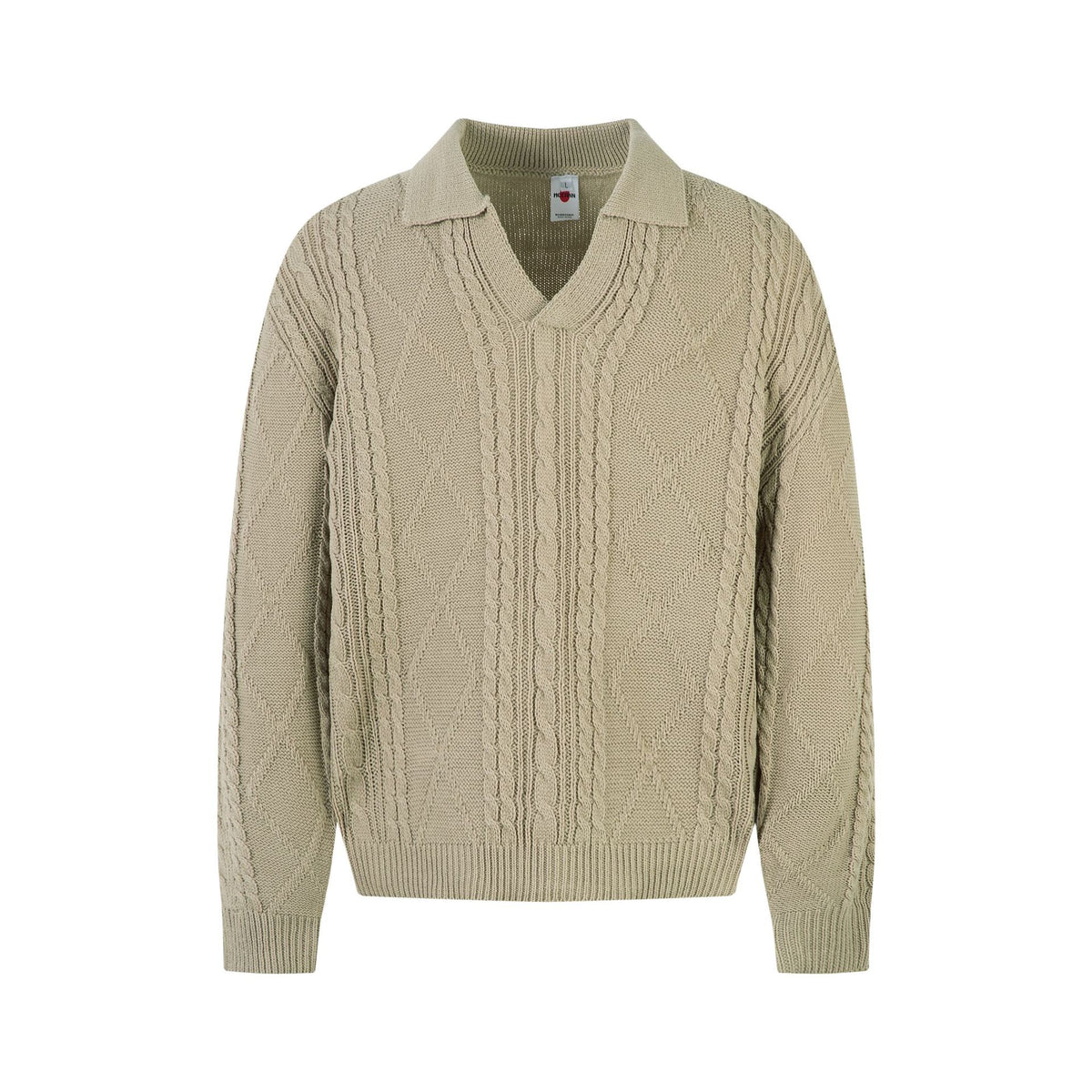 Knitted sweater jacquard sweater