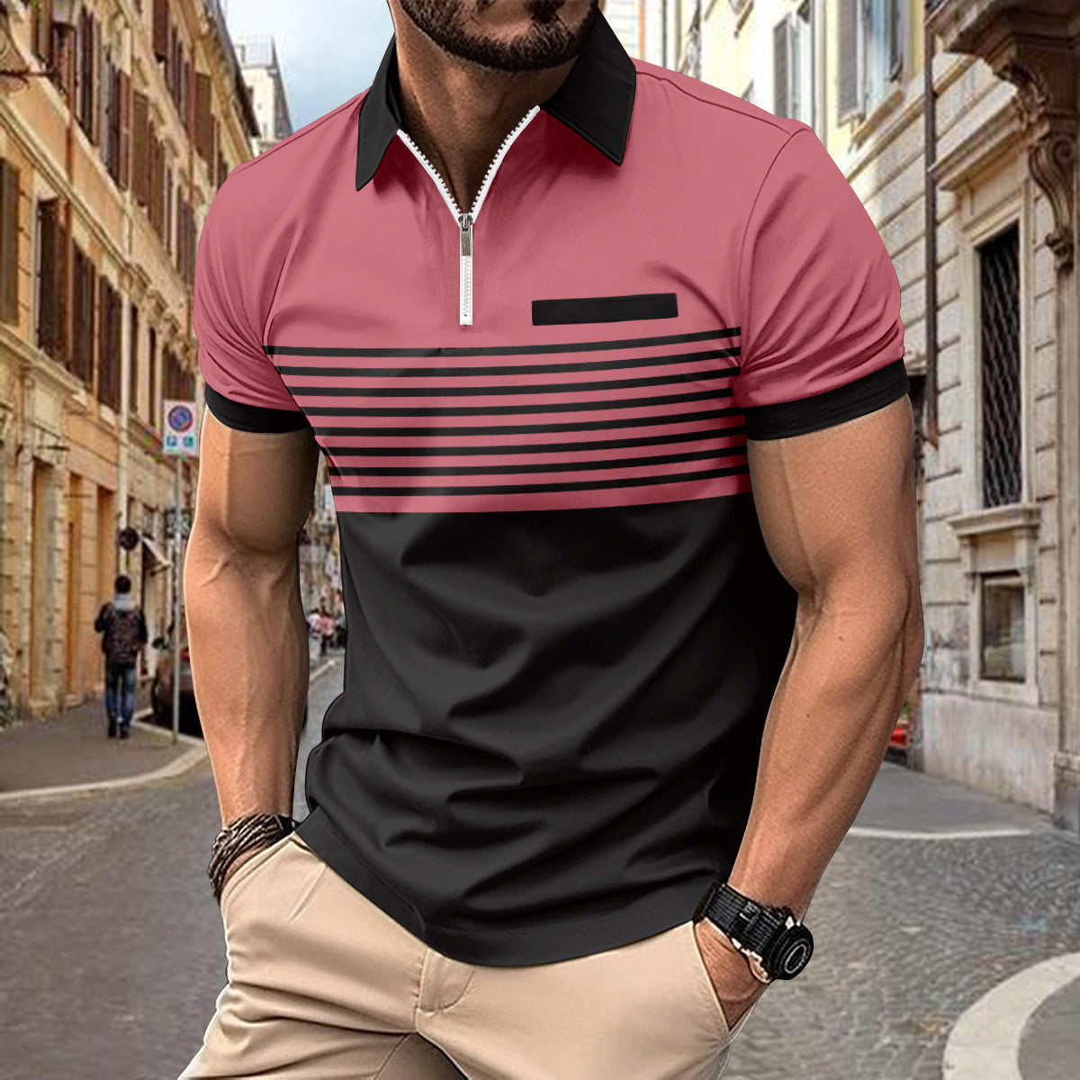 Le Polo Rayé