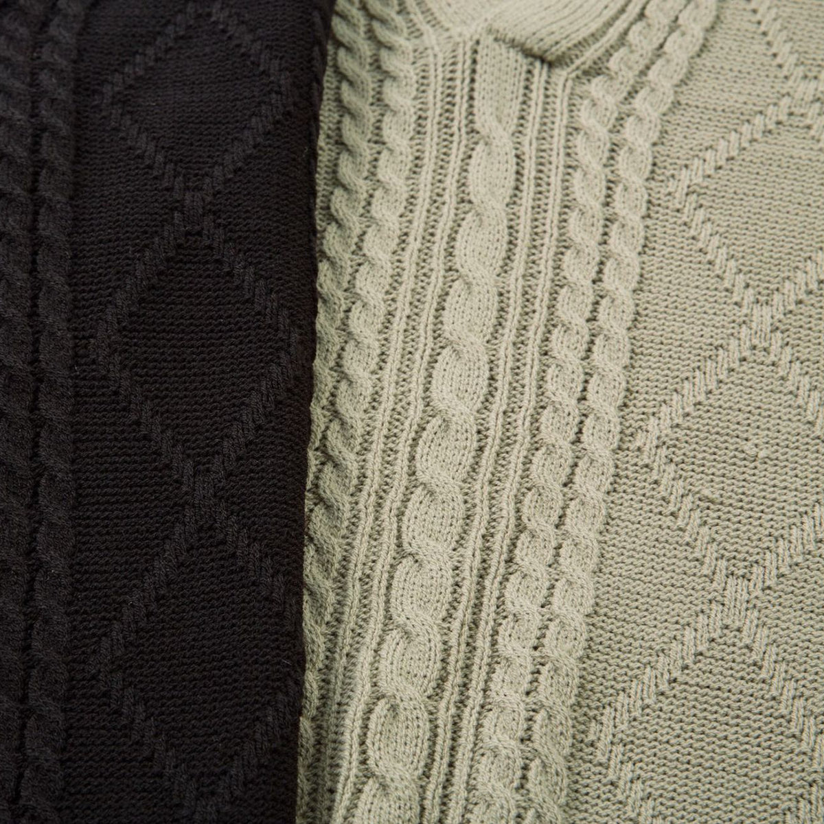 Knitted sweater jacquard sweater