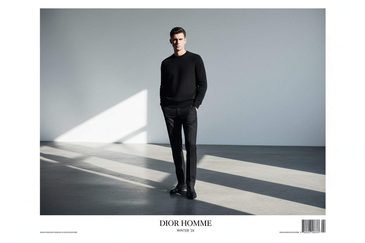 Male Sweater Editorial